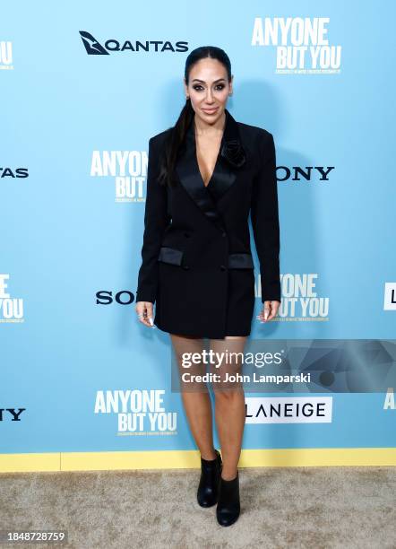 Melissa Gorga attends Columbia Pictures' "Anyone But You" New York premiere at AMC Lincoln Square Theater on December 11, 2023 in New York City.