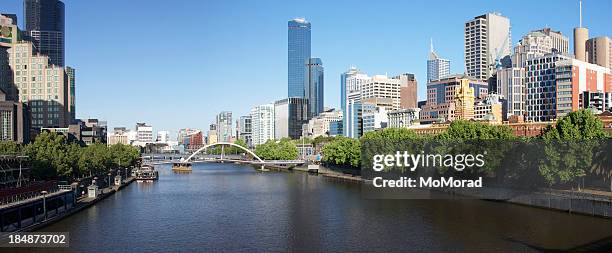 melbourne - river yarra stock-fotos und bilder