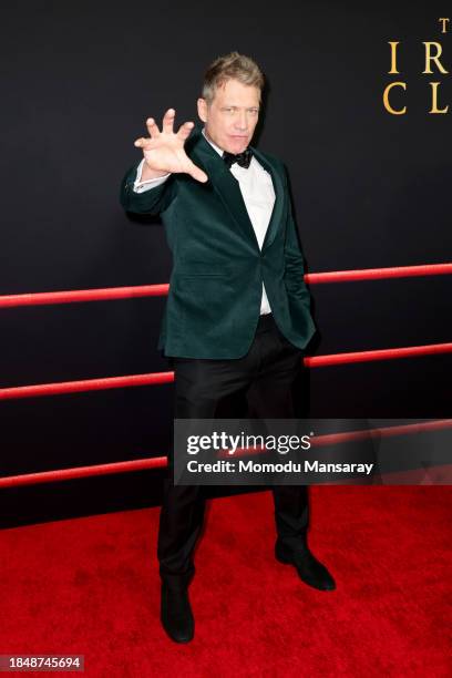 Holt McCallany attends the Los Angeles Premiere Of A24's "The Iron Claw" at DGA Theater Complex on December 11, 2023 in Los Angeles, California.