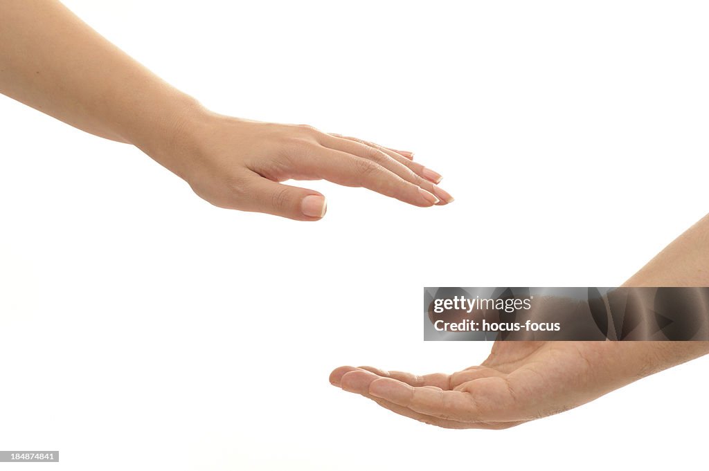 Reaching Hands High-Res Stock Photo - Getty Images