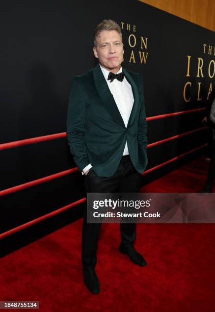 Holt McCallany attends the Los Angeles Premiere of A24's "The Iron Claw" at Directors Guild Of America on December 11, 2023 in Los Angeles,...