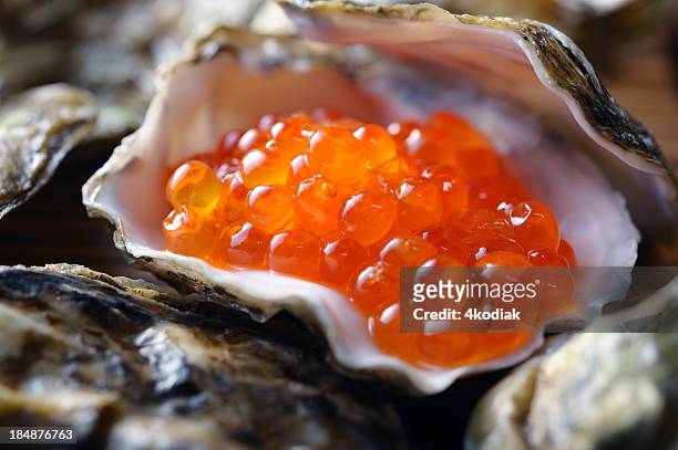 salmon roe - roes stock pictures, royalty-free photos & images