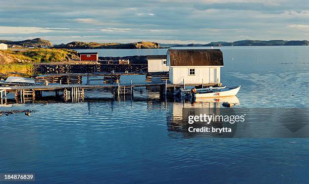 twillingate harbour, newfoundland,canada. - newfoundland and labrador stock pictures, royalty-free photos & images