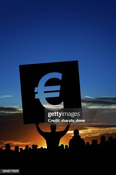 xxxl euro debt crisis protestors - austerity protest italy stock pictures, royalty-free photos & images