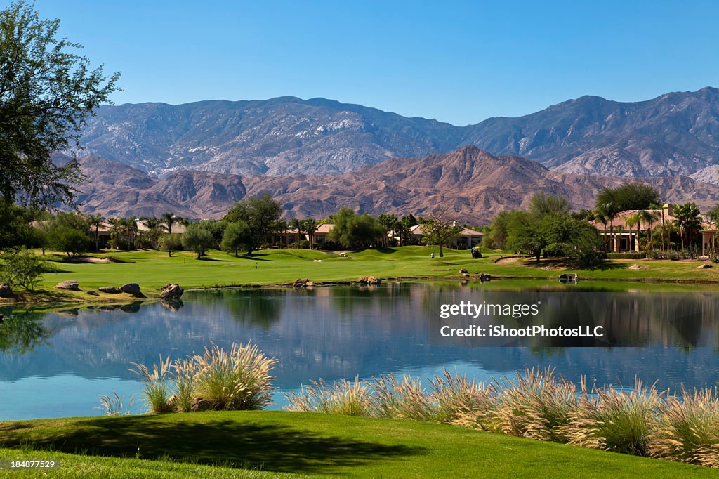 A beautiful landscape feel of a retirement community