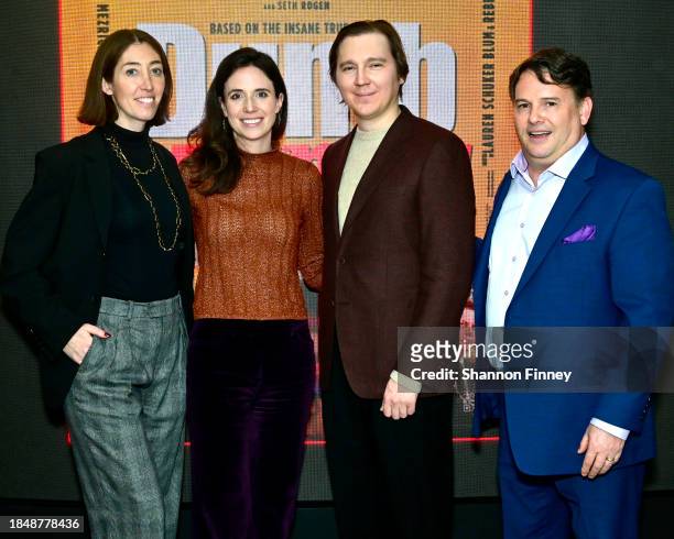 Writers and executive producers Rebecca Angelo and Lauren Schuker Blum, actor Paul Dano, and Sony Pictures Entertainment Executive Vice President of...