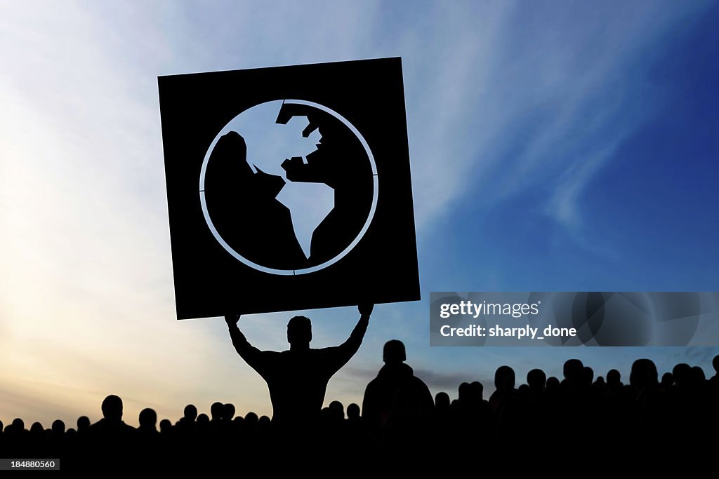 XXXL anti-globalização protestantes