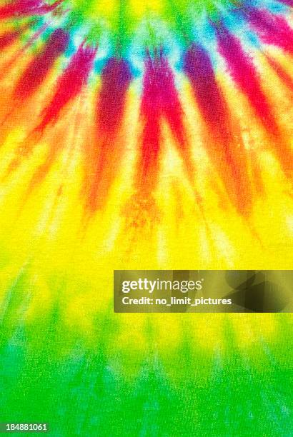 tie dye - symbols of peace stock pictures, royalty-free photos & images