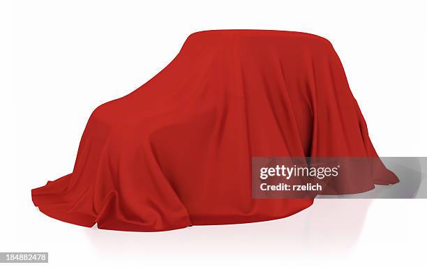 covered car - breakthrough world premiere event stock pictures, royalty-free photos & images