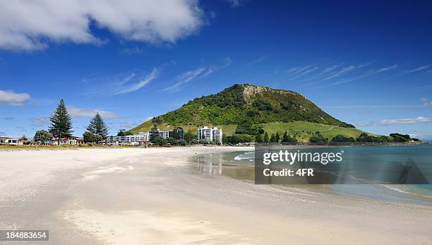 mt. maunganui, bay of plenty, new zealand (xxxl) - mount maunganui 個照片及圖片檔