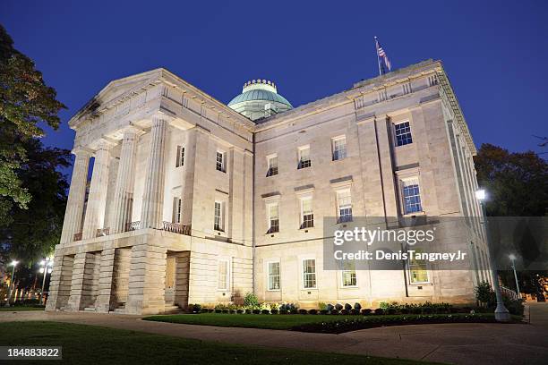 north carolina state capitol - raleigh stock pictures, royalty-free photos & images