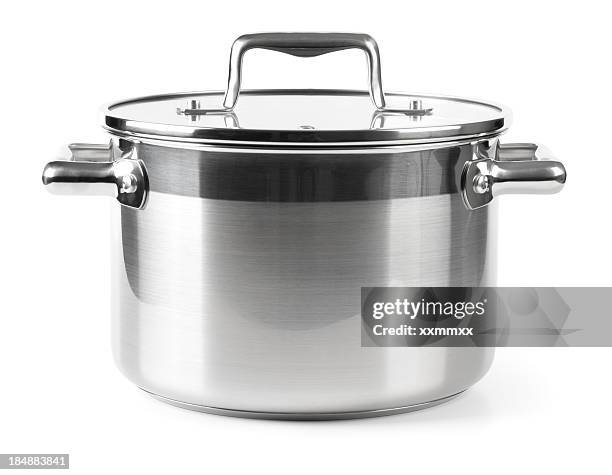 stainless steel pan - rostfritt stål bildbanksfoton och bilder