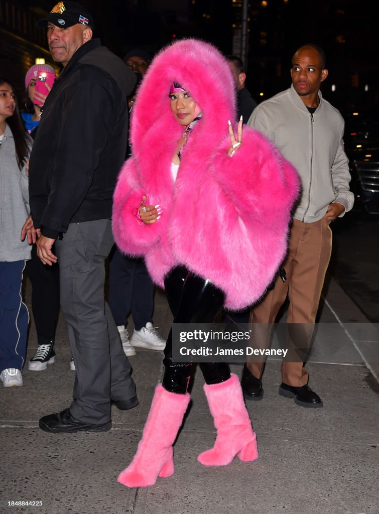 Celebrity Sightings In New York City - December 11, 2023
