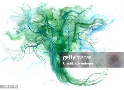 Vector Flow Tree Flowing Tree High-Res Vector Graphic - Getty Images