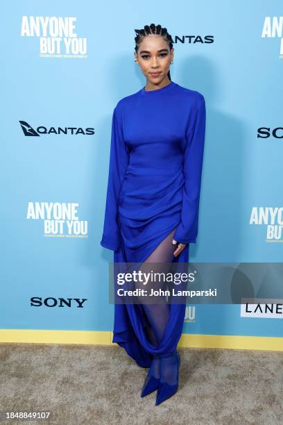 Alexandra Shipp attends Columbia Pictures' "Anyone But You" New York premiere at AMC Lincoln Square Theater on December 11, 2023 in New York City.