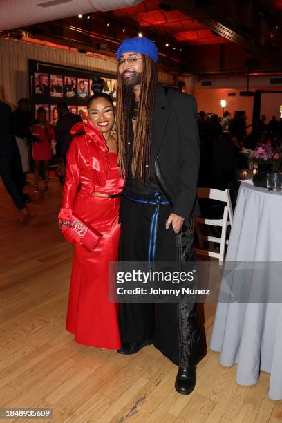 Selena Hill and Ty Hunter attend the Black Enterprise Celebrates 40 Under 40 Class Of 2023 at Altman Building on December 10, 2023 in New York City.