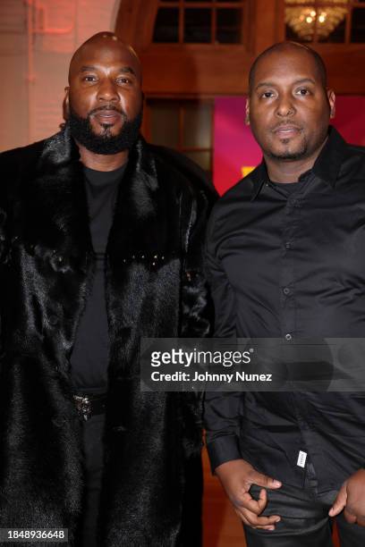 Jeezy and DJ Self attend Black Enterprise celebrates 40 Under 40 Class of 2023 at Altman Building on December 10, 2023 in New York City.