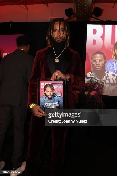 Derrick Hayes attends Black Enterprise celebrates 40 Under 40 Class of 2023 at Altman Building on December 10, 2023 in New York City.