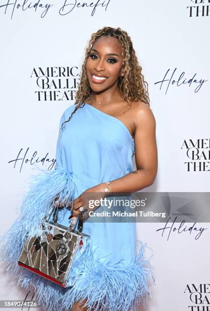 Jackie Aina attends the American Ballet Theatre's Holiday Benefit at The Beverly Hilton on December 11, 2023 in Beverly Hills, California.