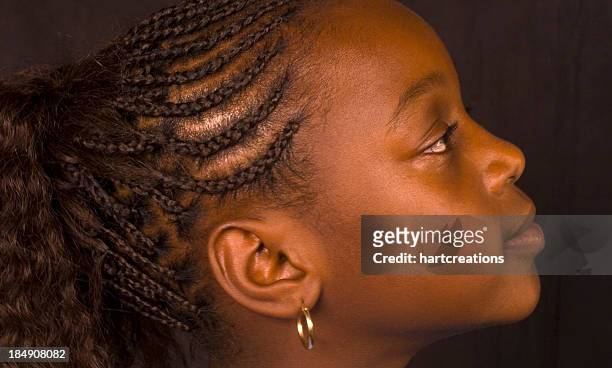 beautiful profile - preteen girl models stock pictures, royalty-free photos & images