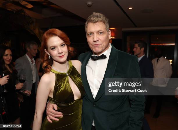Holt McCallany and guest attend the Los Angeles Premiere After Party of A24's "The Iron Claw" at Sunset Tower on December 11, 2023 in Los Angeles,...