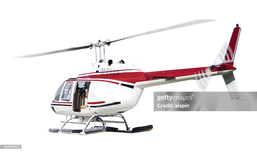 TV Nachrichten Hubschrauber