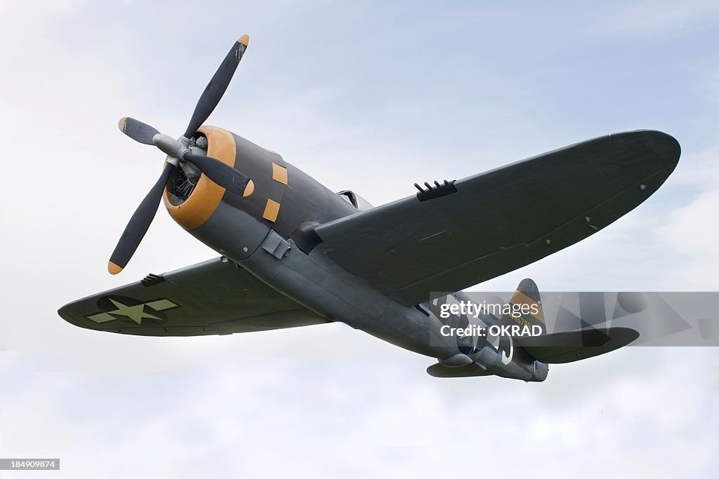 Avião P-47 Thunderbolt da Segunda Guerra Mundial
