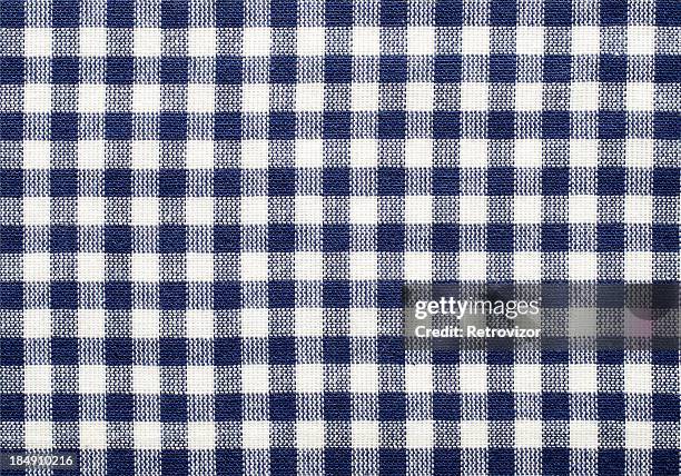 checkered cloth pattern - gingang stockfoto's en -beelden