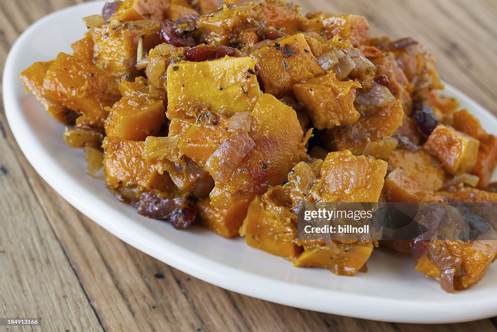 Roasted butternut squash