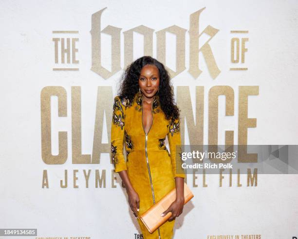 Anna Diop attends a Special Screening and Q&A of THE BOOK OF CLARENCE at Pacific Design Center on December 11, 2023 in West Hollywood, California.
