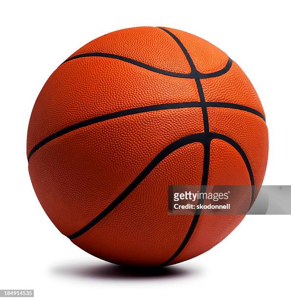 basketball - basketball ball stockfoto's en -beelden