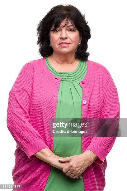 serious mature woman waist up portrait - 50 59 years stock pictures, royalty-free photos & images