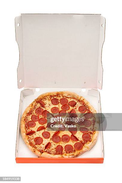 pepperoni & queijo - 01 - pizza-de-pepperoni imagens e fotografias de stock