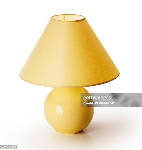 lámpara de mesa - lamp shade fotografías e imágenes de stock