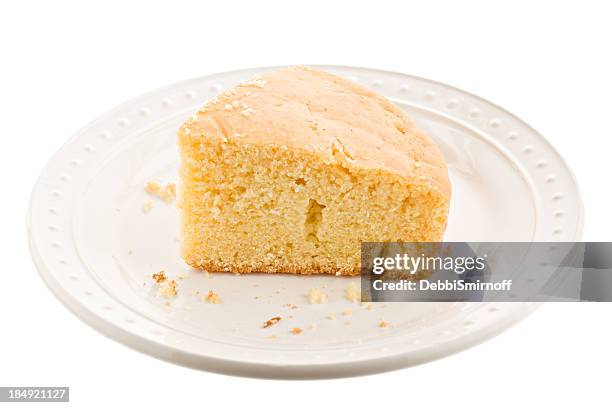 cornbread on a plate - cornbread stock pictures, royalty-free photos & images