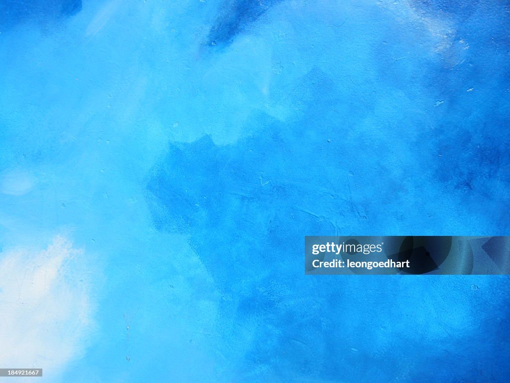 Fundo azul nublado