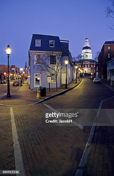 annapolis city center - annapolis stock pictures, royalty-free photos & images