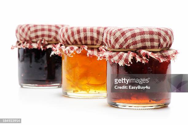 homemade jellies - jam stock pictures, royalty-free photos & images