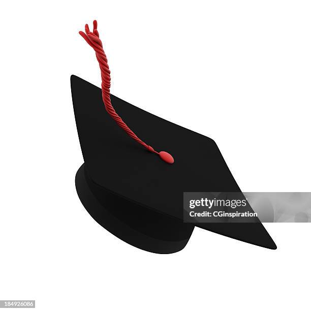 sombrero de graduación - birrete fotografías e imágenes de stock