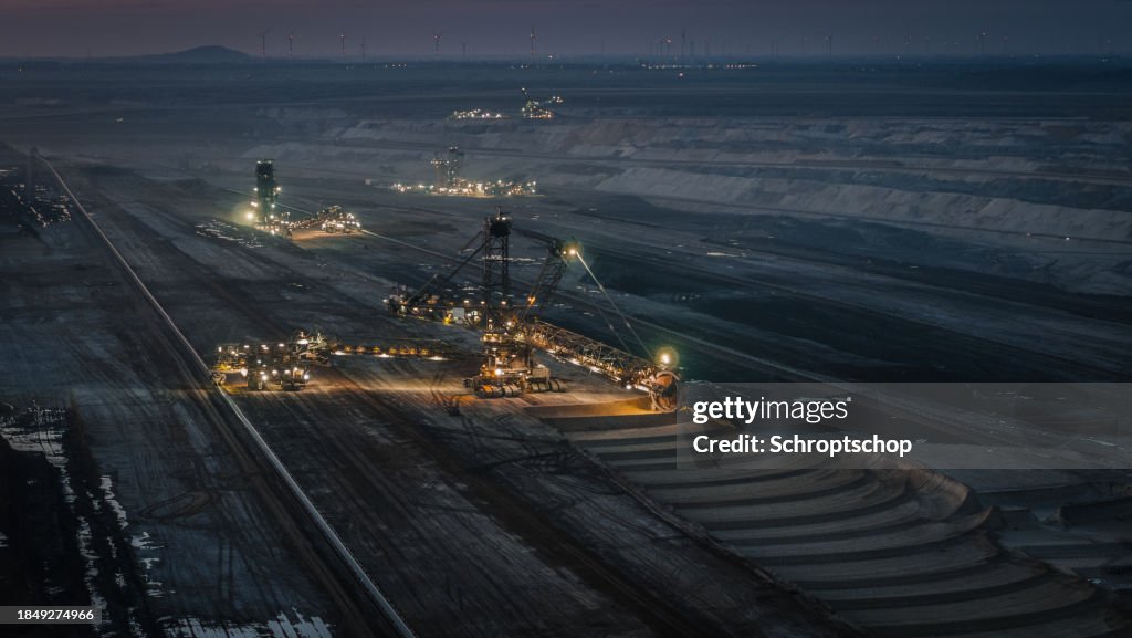 Coal Mining, Lignite Surface Mine