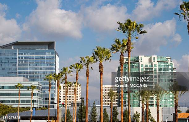 buildings in irvine - california stock pictures, royalty-free photos & images