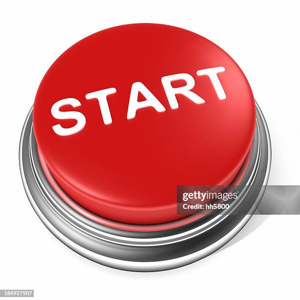 start button - over press call stockfoto's en -beelden