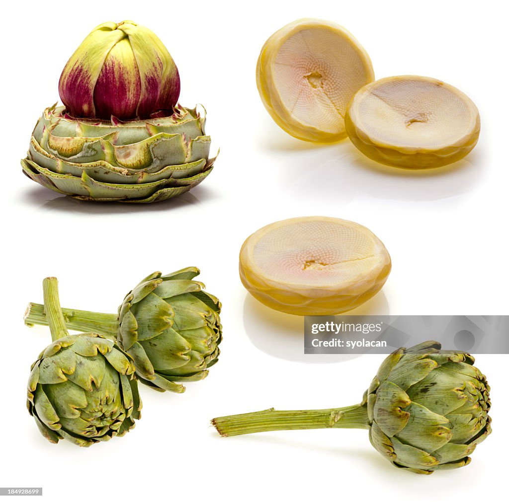 Artichokes set