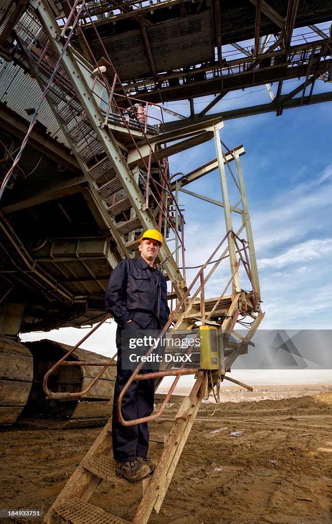 Schwere Bergbau Industrie Arbeiter