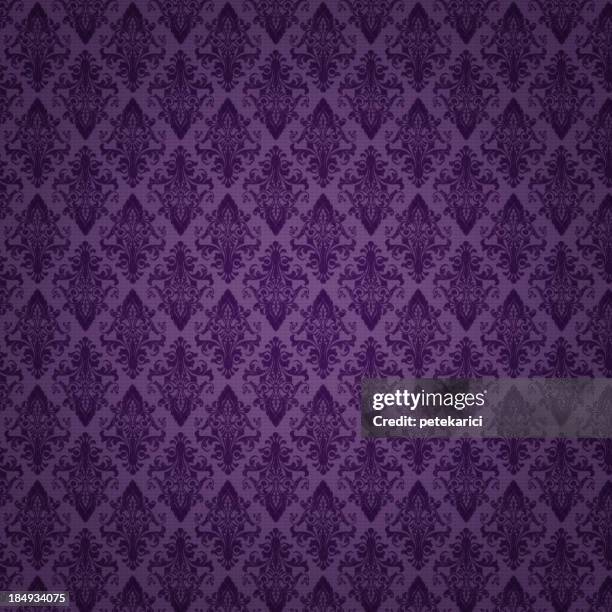 high resolution patterned wallpaper - victorian style bildbanksfoton och bilder