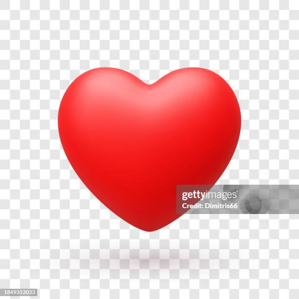 illustrations, cliparts, dessins animés et icônes de 3 d symbole de cœur - coeur