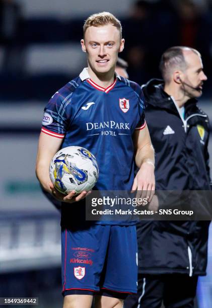 Raith's Ross Millen in action during a cinch Championship match between Raith Rovers and Partick Thistle at Stark's Park, on December 08 in...