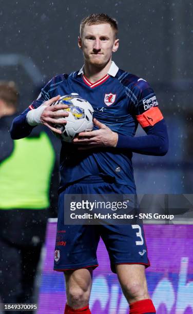 Raith's Liam Dick in action during a cinch Championship match between Raith Rovers and Partick Thistle at Stark's Park, on December 08 in Kirkcaldy,...