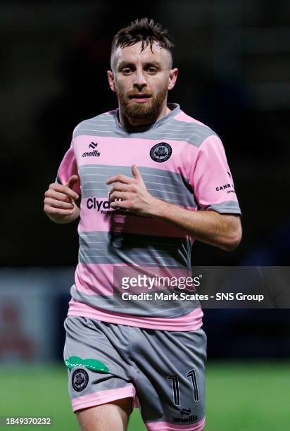Partick Thistle's Steven Lawless in action during a cinch Championship match between Raith Rovers and Partick Thistle at Stark's Park, on December 08...