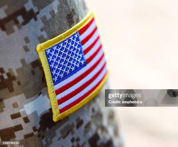 soldado americano - us military emblems - fotografias e filmes do acervo